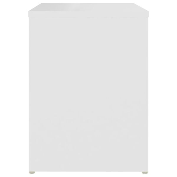 vidaXL Κομοδίνα 2 τεμ. Λευκά 40 x 30 x 40 εκ. από Επεξ. Ξύλο