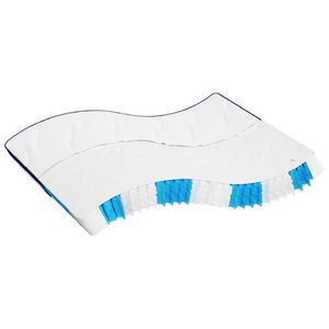 vidaXL Στρώμα με Pocket Springs Μεσαία Σκληρότητα 160 x 200 εκ.