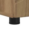 vidaXL Ψηλό ντουλάπι μπάνιου με πόρτα artisan δρυς 30 x 35 x 192 εκ.