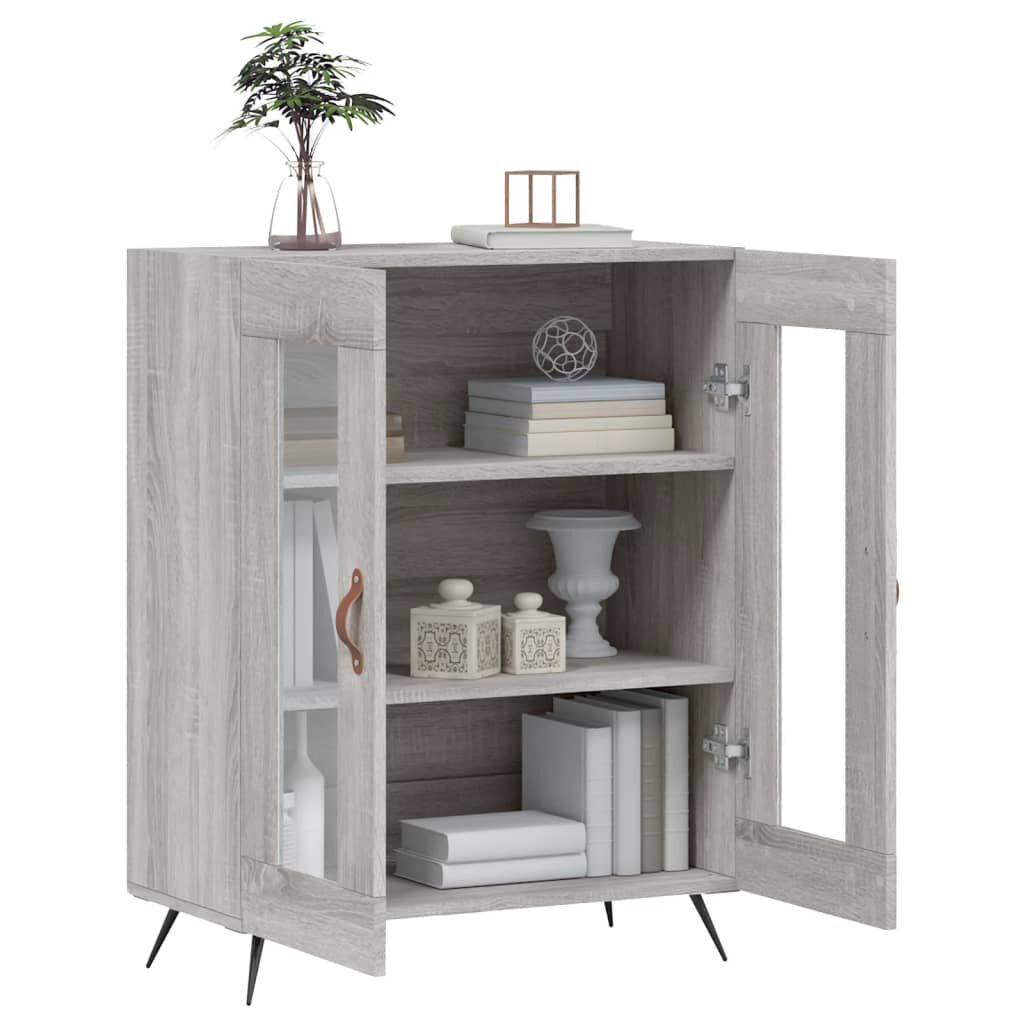 vidaXL Ντουλάπι Γκρι Sonoma 69,5 x 34 x 90 εκ. από Επεξεργασμένο Ξύλο