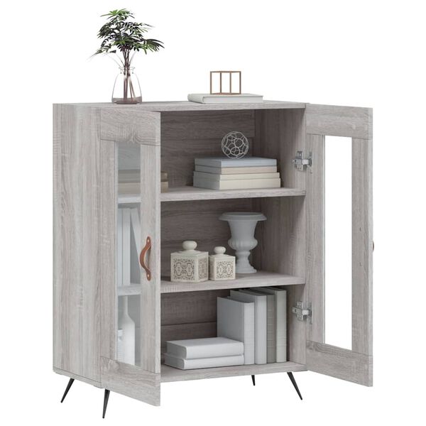 vidaXL Ντουλάπι Γκρι Sonoma 69,5 x 34 x 90 εκ. από Επεξεργασμένο Ξύλο