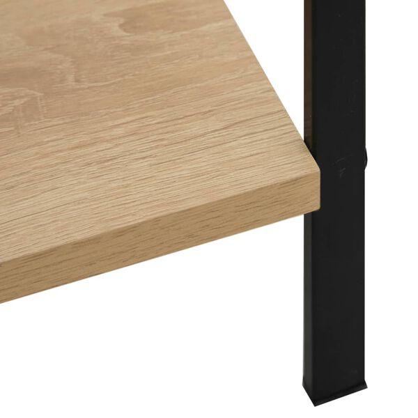 vidaXL Ραφιέρα 4 Επιπέδων Δρυς 60x27,6x124,5 εκ. Επεξεργασμένο Ξύλο