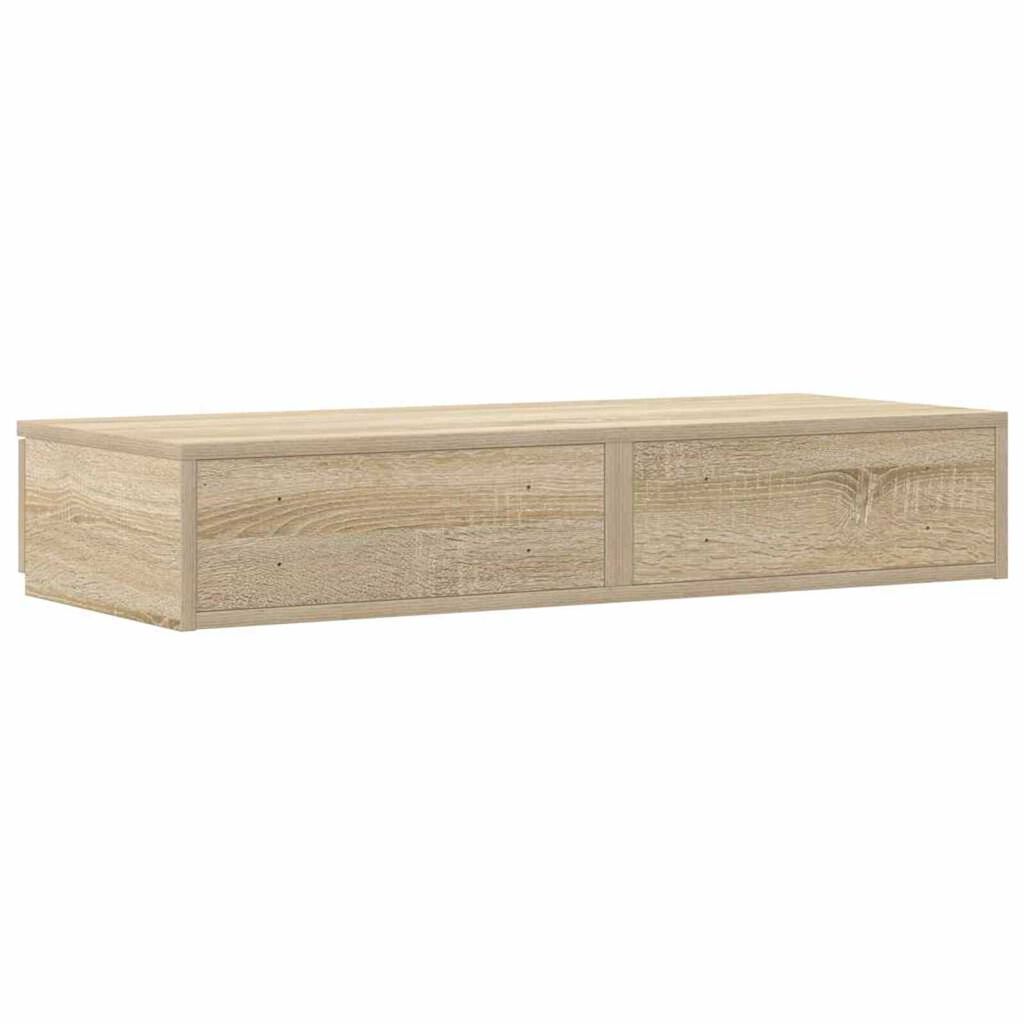 vidaXL Συρτάρια κρεβατιού με συρτάρι Sonoma Δρυς 90 x 36.5 x 16.5 εκ