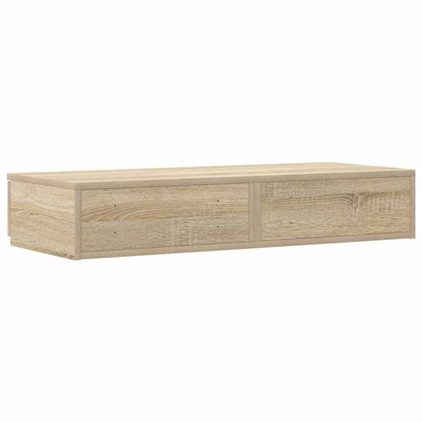 vidaXL Συρτάρια κρεβατιού με συρτάρι Sonoma Δρυς 90 x 36.5 x 16.5 εκ