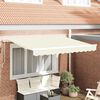 vidaXL Ύφασμα αντικατάστασης τέντας Κρεμ 350 x 200 cm Καραβόπανο