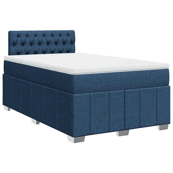 vidaXL &Kappa;&rho;&epsilon;&beta;ά&tau;&iota; Boxspring &mu;&epsilon; &Sigma;&tau;&rho;ώ&mu;&alpha; &Mu;&pi;&lambda;&epsilon; 120x200 &epsilon;&kappa;. &Upsilon;&phi;&alpha;&sigma;&mu;ά&tau;&iota;&nu;&omicron;
