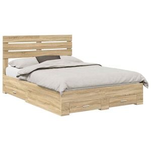 vidaXL &Sigma;&kappa;&epsilon;&lambda;&epsilon;&tau;ό&sigmaf; &Kappa;&rho;&epsilon;&beta;&alpha;&tau;&iota;&omicron;ύ &Delta;&rho;ύ&sigmaf; Sonoma 150 x 200 cm &Epsilon;&pi;&epsilon;&xi;&epsilon;&rho;&gamma;&alpha;&sigma;&mu;έ&nu;&omicron; &Xi;ύ&lambda;&omicron;