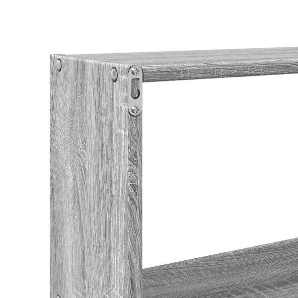 vidaXL Ντουλάπι Τοίχου Γκρι Sonoma 158x18x53εκ. από Επεξεργασμένο Ξύλο