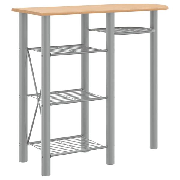 vidaXL &Sigma;&epsilon;&tau; &Epsilon;&pi;ί&pi;&lambda;&omega;&nu; &Mu;&pi;&alpha;&rho; 3 &Tau;&epsilon;&mu;&alpha;&chi;ί&omega;&nu; &Gamma;&kappa;&rho;&iota;/&Kappa;&alpha;&phi;έ &alpha;&pi;ό &Epsilon;&pi;&epsilon;&xi;. &Xi;ύ&lambda;&omicron;/&Sigma;ί&delta;&eta;&rho;&omicron;