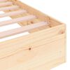 vidaXL Πλαίσιο Κρεβατιού 75 x 190 εκ. από Μασίφ Ξύλο Small Single