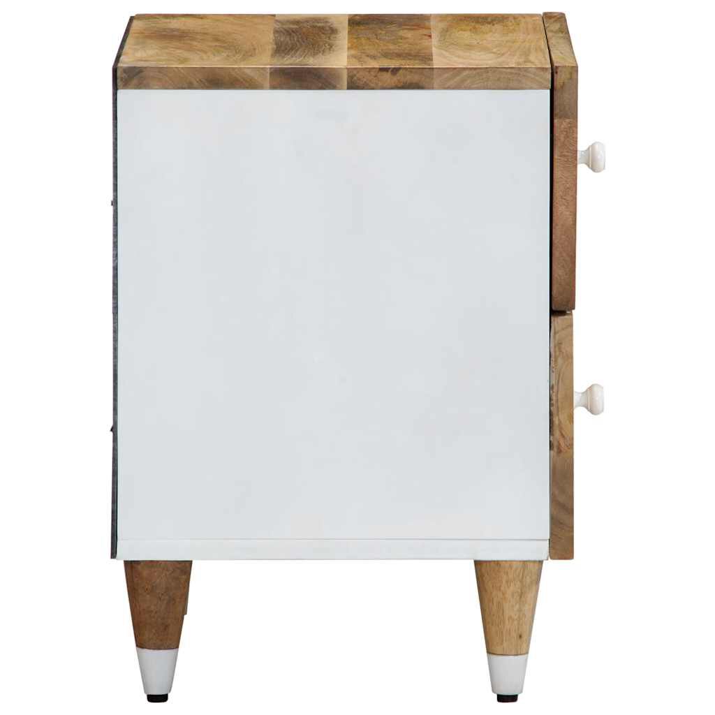 vidaXL Κομοδίνο 40x33,5x46 cm μασίφ ξύλο Mango