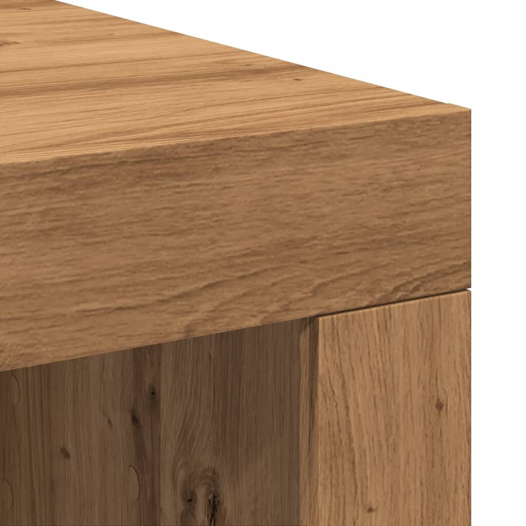 vidaXL Τραπεζάκι Σαλονιού Artisan Δρυς 102x50x35 εκ Επεξεργασμένο Ξύλο
