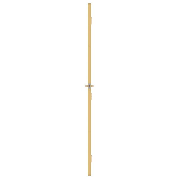 vidaXL Εσωτερική Πόρτα Χρυσή 76 x 201,5 εκ. Ψημένο Γυαλί & Αλουμίνιο