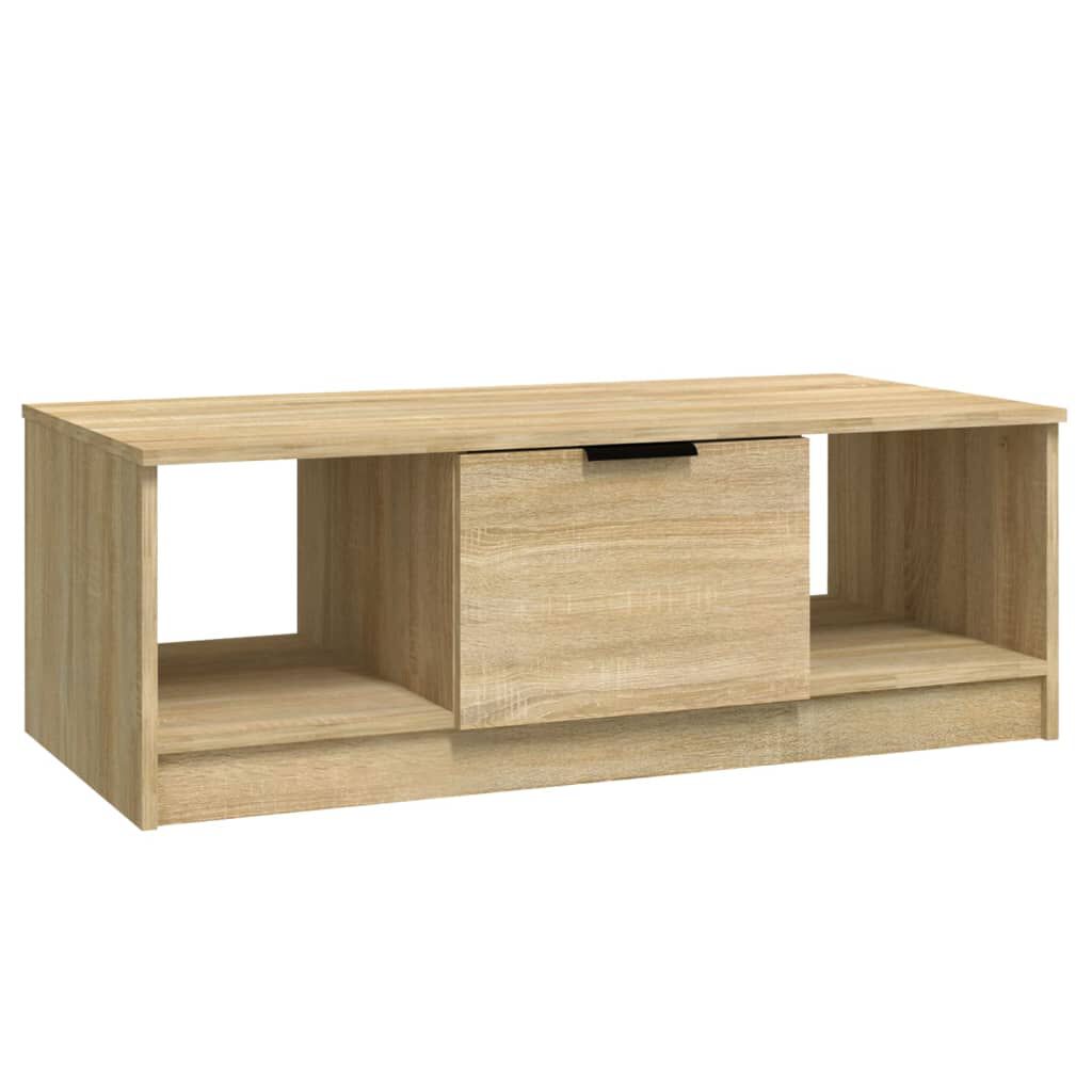 vidaXL Τραπεζάκι Σαλονιού Sonoma Δρυς 102x50x36 εκ. Επεξεργασμένο Ξύλο
