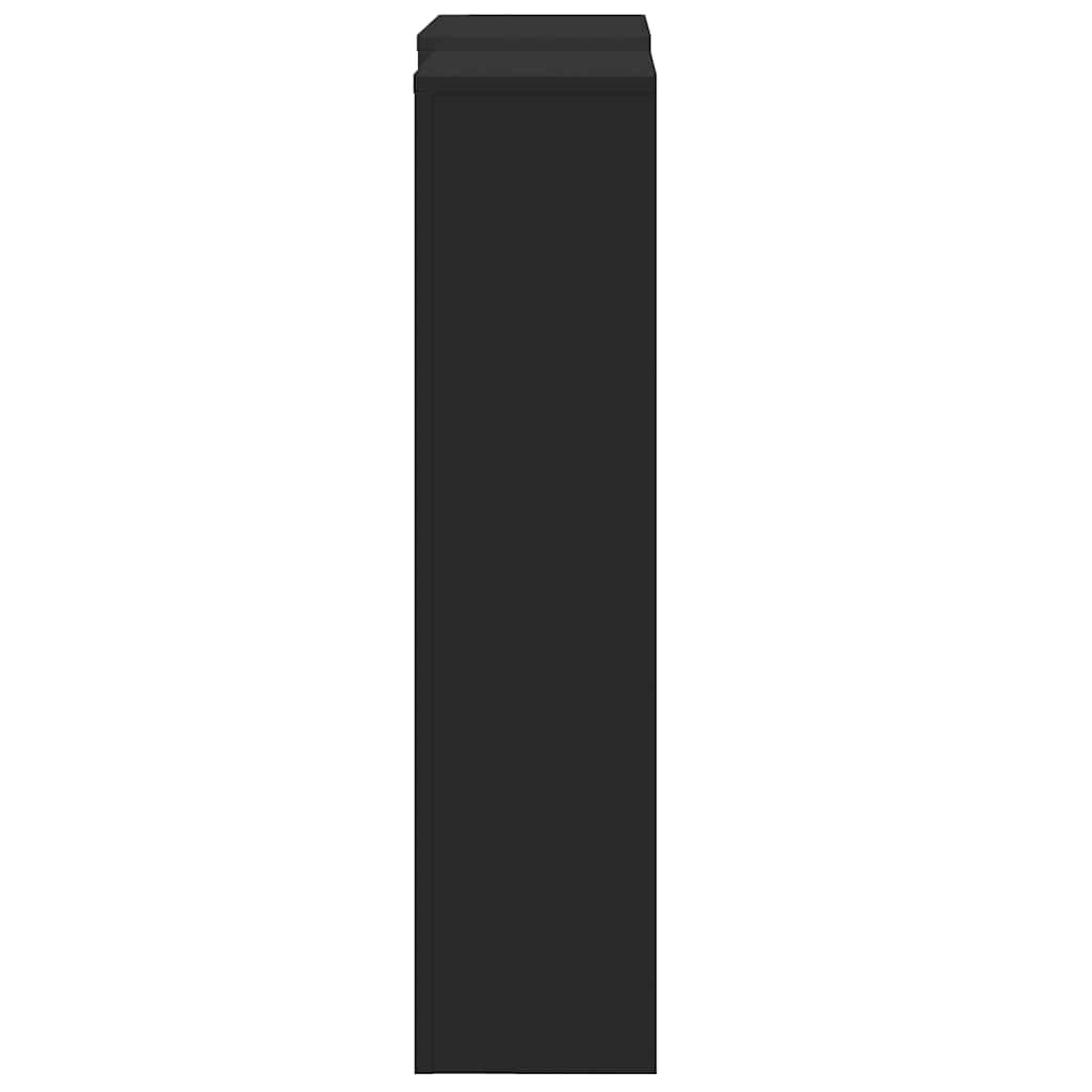 vidaXL Κάλυμμα Καλοριφέρ Μαύρο 205x21,5x83,5εκ. από Επεξεργασμένο Ξύλο