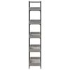 vidaXL Βιβλιοθήκη 5 Επιπέδων Γκρι Sonoma 100x33x180,5εκ. Επεξεργ. Ξύλο
