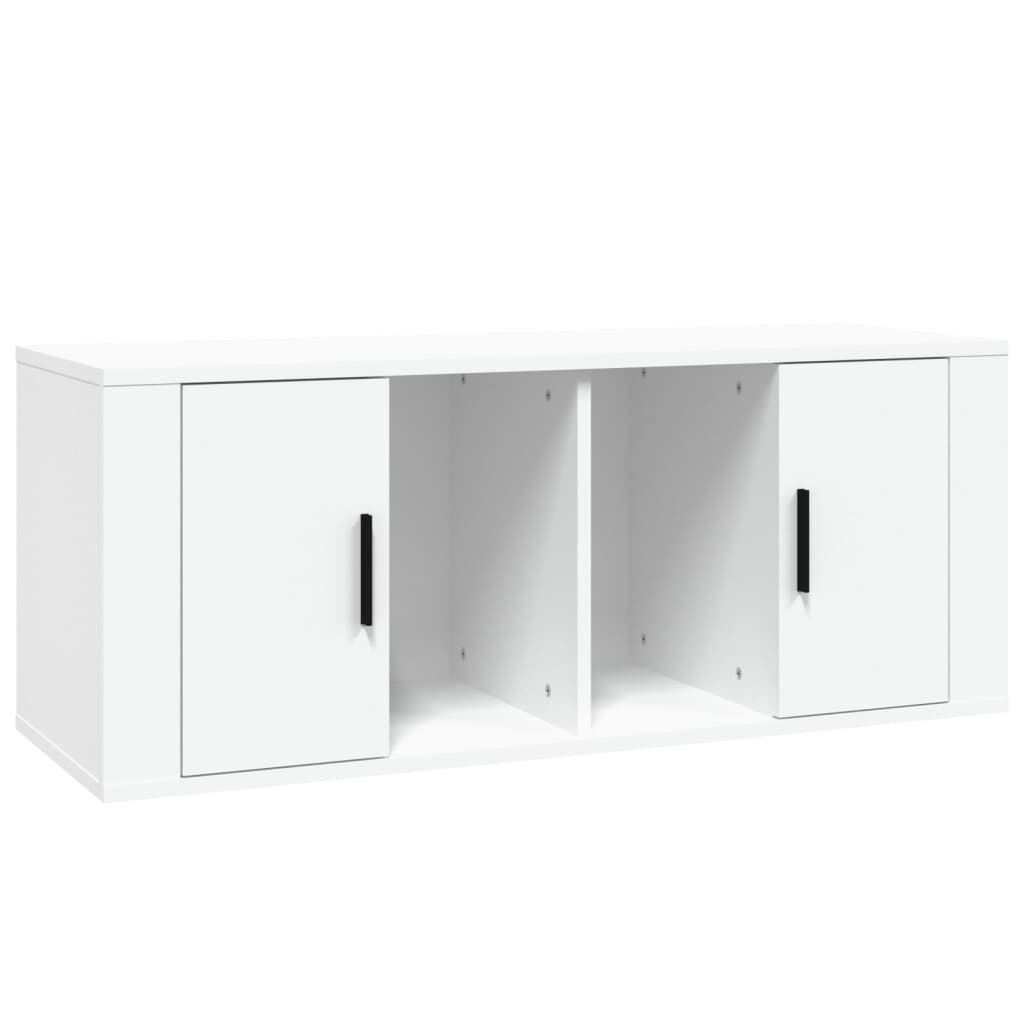 vidaXL Έπιπλο Τηλεόρασης Λευκό 100 x 35 x 40 εκ. Επεξ. Ξύλο