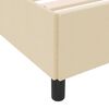 vidaXL Κρεβάτι με ελατήρια Ταμπά και Μαύρο 90 x 190 cm