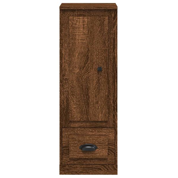 vidaXL Ντουλάπι Καφέ δρυς 36x35,5x103,5 εκ. από Επεξεργασμένο Ξύλο
