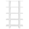 vidaXL Βιβλιοθήκη/Διαχωριστικό Χώρου Γυαλιστερό Λευκό 100x30x160 εκ.