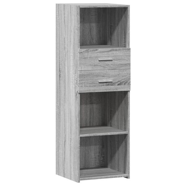 vidaXL Ντουλάπι Γκρι Sonoma 40x42,5x124 εκ. από Επεξεργασμένο Ξύλο