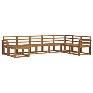 vidaXL &Sigma;&epsilon;&iota;&rho;ά &Kappa;&alpha;&nu;&alpha;&pi;έ &Epsilon;&xi;&omega;&tau;&epsilon;&rho;&iota;&kappa;&omicron;ύ 8 pcs &Phi;&upsilon;&sigma;&iota;&kappa;ό &Sigma;&tau;&epsilon;&rho;&epsilon;ό &Xi;ύ&lambda;&omicron; &Alpha;&kappa;&alpha;&kappa;ί&alpha;&sigmaf;