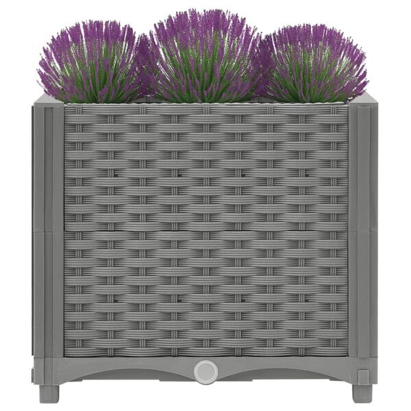 vidaXL Ζαρντινιέρα 40 x 40 x 38 εκ. από Πολυπροπυλένιο
