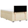 vidaXL &Kappa;&rho;&epsilon;&beta;ά&tau;&iota; Boxspring &mu;&epsilon; &Sigma;&tau;&rho;ώ&mu;&alpha; &Kappa;&rho;&epsilon;&mu; 120x200 &epsilon;&kappa;. &Upsilon;&phi;&alpha;&sigma;&mu;ά&tau;&iota;&nu;&omicron;