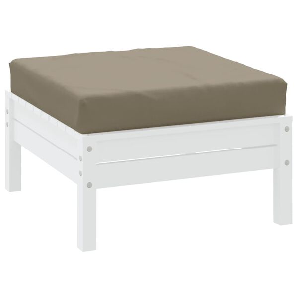 vidaXL Μαξιλάρια Παλέτας Taupe 60 x 60 x 6 εκ. από Ύφασμα Oxford