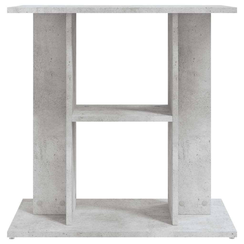 vidaXL Βάση Ενυδρείου Γκρι Σκυροδ. 60x30x60 εκ. από Επεξεργασμένο Ξύλο