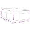 vidaXL Κρεβάτι Boxspring με Στρώμα Ανοιχτό Γκρι 120x200 εκ. Υφασμάτινο