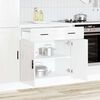vidaXL ντουλάπι βάσης κουζίνας Porto Λευκό Υψηλής στιλπνότητας