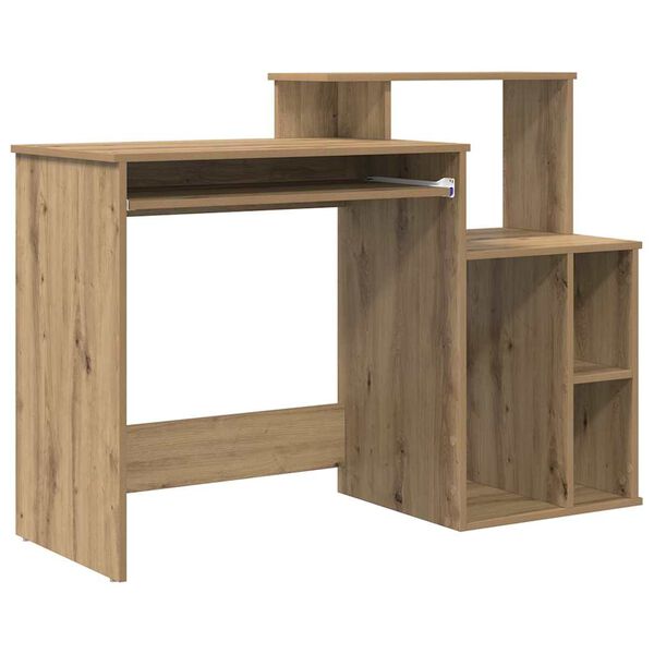 vidaXL Γραφείο Artisan Oak 120,5 x 44 x 88,5 εκ Επεξεργασμένο ξύλο