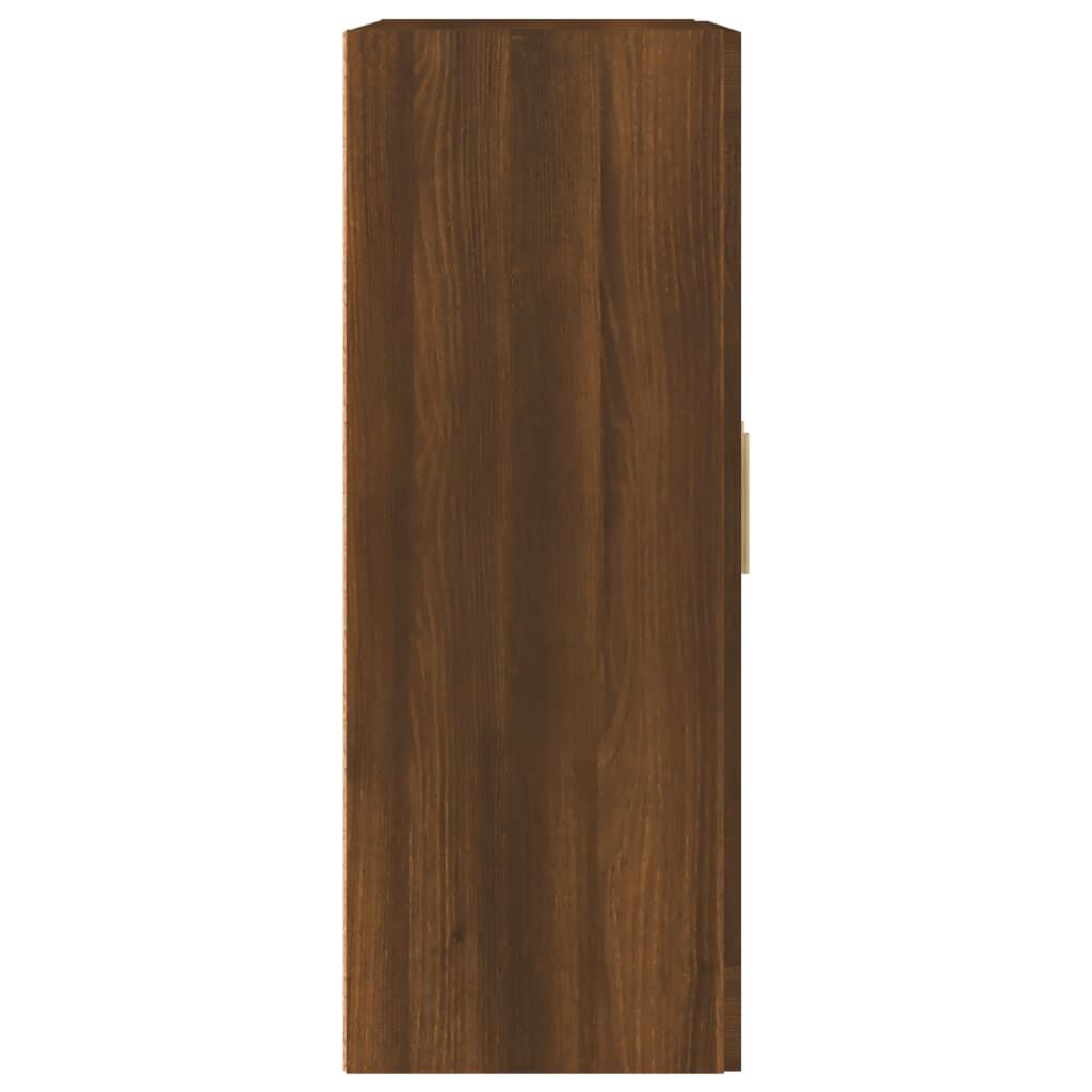 vidaXL Ντουλάπι Τοίχου Καφέ Δρυς 69,5x32,5x90 εκ. Επεξεργασμένο Ξύλο