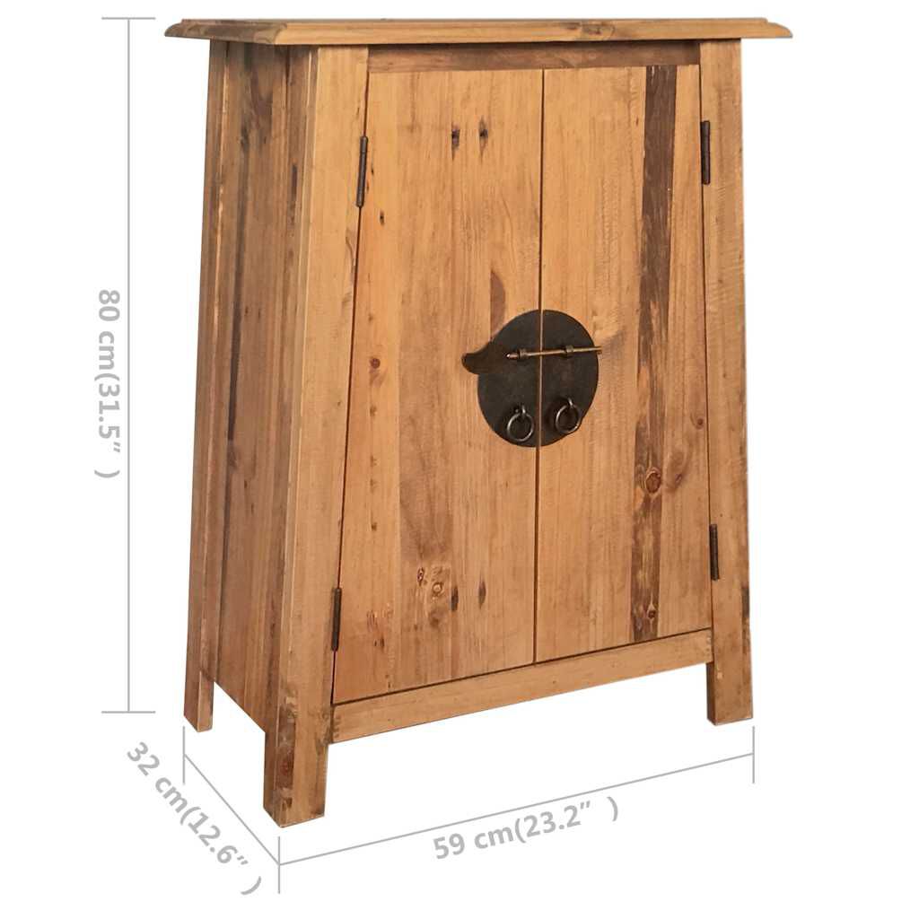 vidaXL Έπιπλο Μπάνιου 59 x 32 x 80 εκ. Μασίφ Ανακυκλωμένο Ξύλο Πεύκου