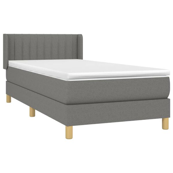 vidaXL &Kappa;&rho;&epsilon;&beta;ά&tau;&iota; Boxspring &mu;&epsilon; &Sigma;&tau;&rho;ώ&mu;&alpha; &Sigma;&kappa;&omicron;ύ&rho;&omicron; &Gamma;&kappa;&rho;&iota; 100x200 &epsilon;&kappa;. &Upsilon;&phi;&alpha;&sigma;&mu;ά&tau;&iota;&nu;&omicron;