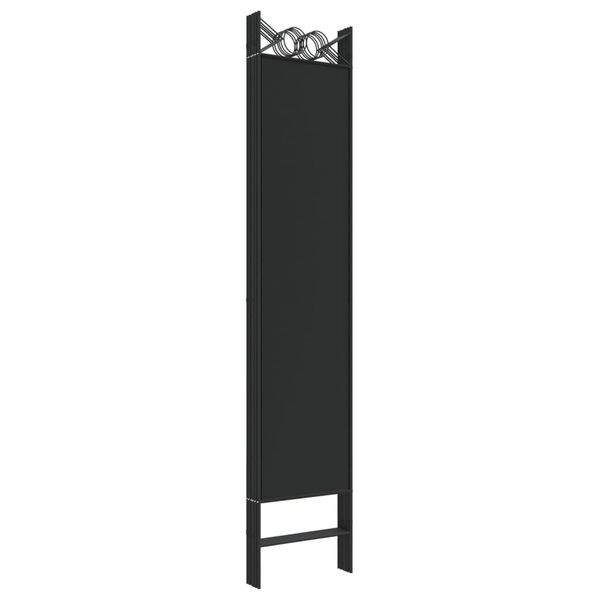 vidaXL Διαχωριστικό Δωματίου με 6 Πάνελ Μαύρο 240x200 εκ. από Ύφασμα