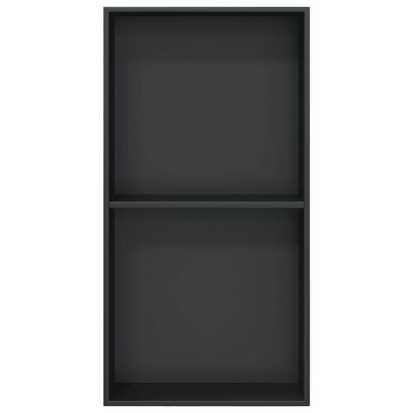 vidaXL Εσοχή Ντους Βουρστ. Μαύρο Ματ 32x62x9 εκ. Αν. Ατσάλι