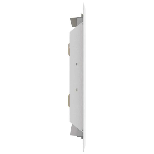 vidaXL Πάνελ Πρόσβασης 2 pcs Λευκό 20 x 20 cm Ατσάλι