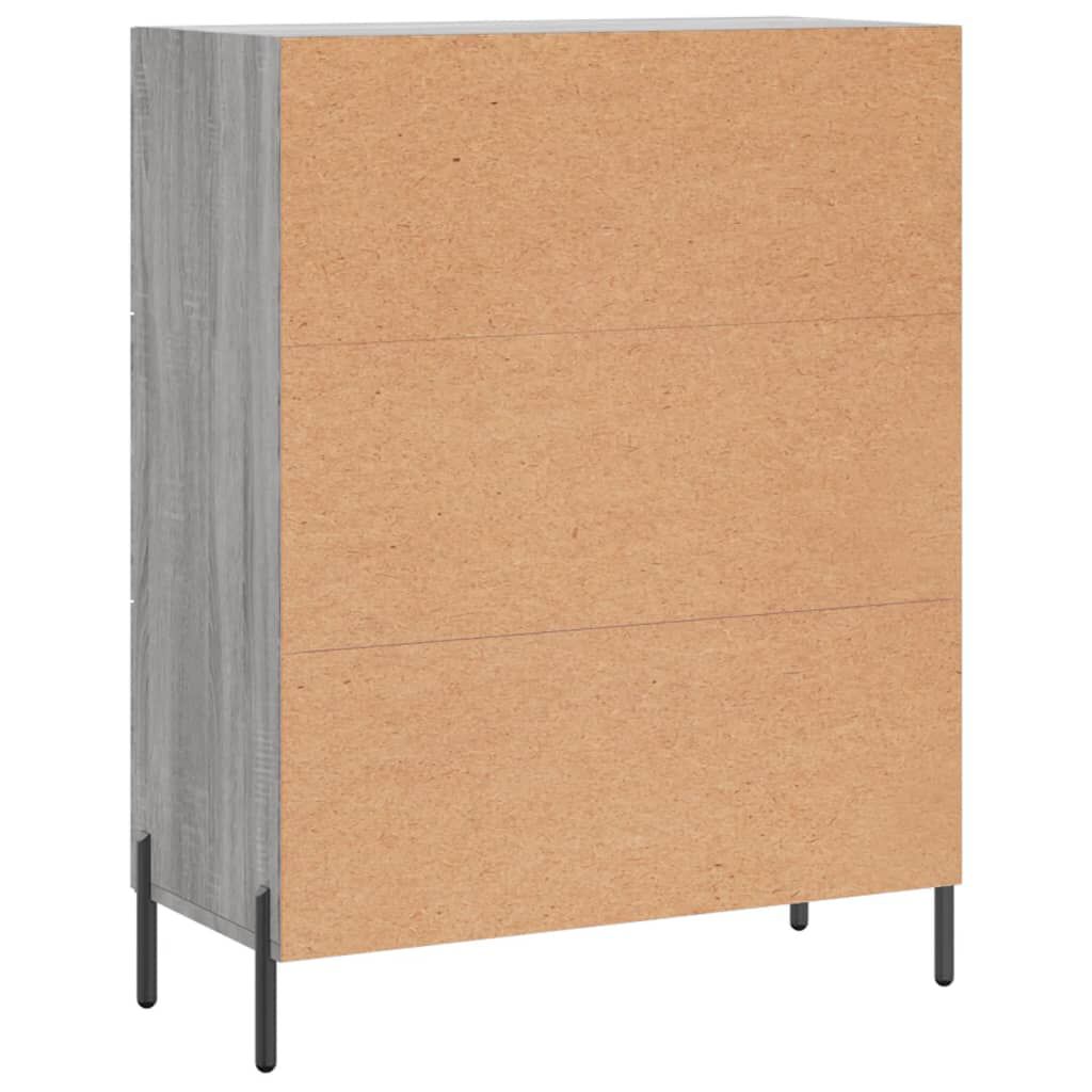 vidaXL Ντουλάπι Γκρι Sonoma 69,5 x 34 x 90 εκ. από Επεξεργασμένο Ξύλο