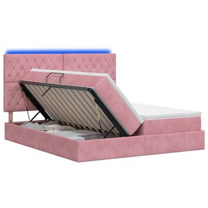 vidaXL LED &Kappa;&rho;&epsilon;&beta;ά&tau;&iota; &alpha;&pi;&omicron;&theta;ή&kappa;&epsilon;&upsilon;&sigma;&eta;&sigmaf; &mu;&epsilon; &sigma;&tau;&rho;ώ&mu;&alpha; &Rho;&omicron;&zeta; 200 x 200 cm &Beta;&epsilon;&lambda;&omicron;ύ&delta;&omicron;
