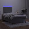 vidaXL &Kappa;&rho;&epsilon;&beta;ά&tau;&iota; Boxspring &mu;&epsilon; &Sigma;&tau;&rho;ώ&mu;&alpha; & LED &Sigma;&kappa;.&Gamma;&kappa;&rho;&iota; 120x190&epsilon;&kappa;. &Beta;&epsilon;&lambda;&omicron;ύ&delta;&iota;&nu;&omicron;