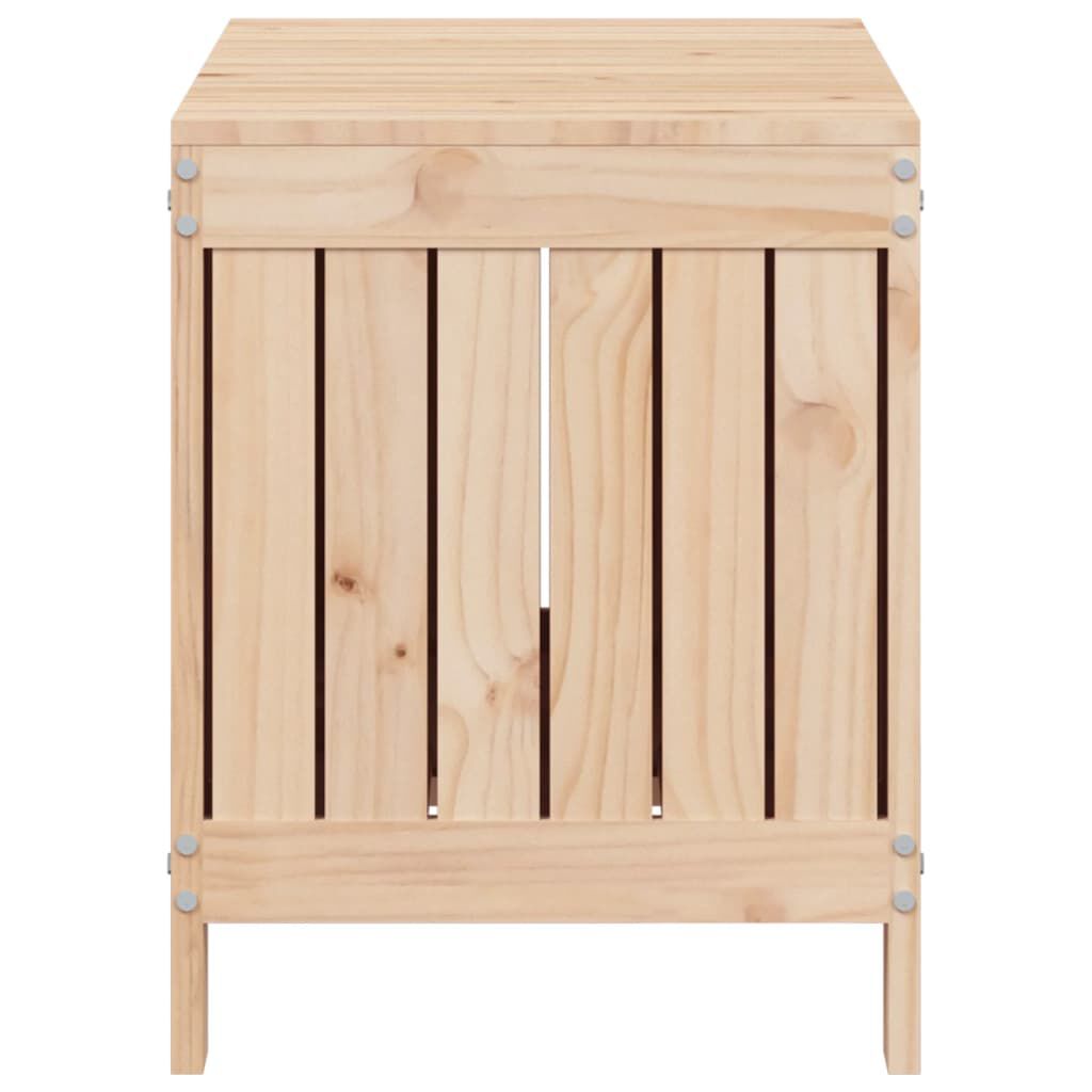 vidaXL Μπαούλο Αποθήκευσης Κήπου 76 x 42,5 x 54 εκ. Μασίφ Ξύλο Πεύκου