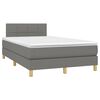 vidaXL &Kappa;&rho;&epsilon;&beta;ά&tau;&iota; Boxspring &mu;&epsilon; &Sigma;&tau;&rho;ώ&mu;&alpha; & LED &Sigma;&kappa;.&Gamma;&kappa;&rho;&iota; 120x200 &epsilon;&kappa; &Upsilon;&phi;&alpha;&sigma;&mu;ά&tau;&iota;&nu;&omicron;
