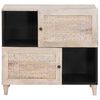 vidaXL Πλαϊνό γραφείο Λευκό 33.5 x 80 x 75 εκ