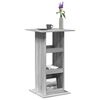 vidaXL Τραπέζι Μπαρ με Ράφια Γκρι Sonoma 60x60x102 εκ. Επεξ. Ξύλο
