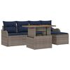 vidaXL &Sigma;&epsilon;&tau; &Kappa;&alpha;&nu;&alpha;&pi;έ &Kappa;ή&pi;&omicron;&upsilon; 6 &tau;&mu;&chi;. &Gamma;&kappa;&rho;&iota; &kappa;&alpha;&iota; Navy Blue &sigma;&upsilon;&nu;&theta;&epsilon;&tau;&iota;&kappa;ό &rho;&alpha;&tau;ά&nu;