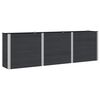 vidaXL &Upsilon;&pi;&epsilon;&rho;&upsilon;&psi;&omega;&mu;έ&nu;&eta; &Zeta;&alpha;&rho;&nu;&tau;&iota;&nu;&iota;έ&rho;&alpha; &Mu;&alpha;ύ&rho;&omicron; 300 x 50 x 91 cm &alpha;&lambda;&omicron;&upsilon;&mu;ί&nu;&iota;&omicron;