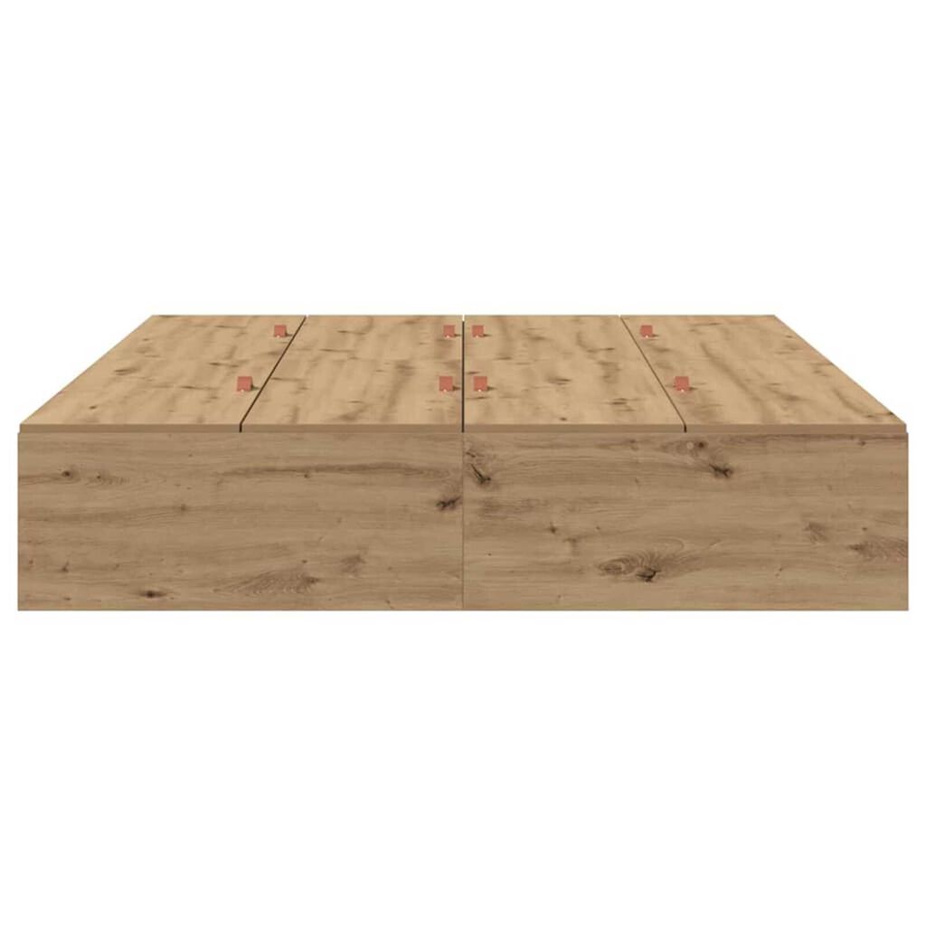 vidaXL Σκελετός Κρεβατιού artisan δρυς 200 x 160 x 31.5 εκ.