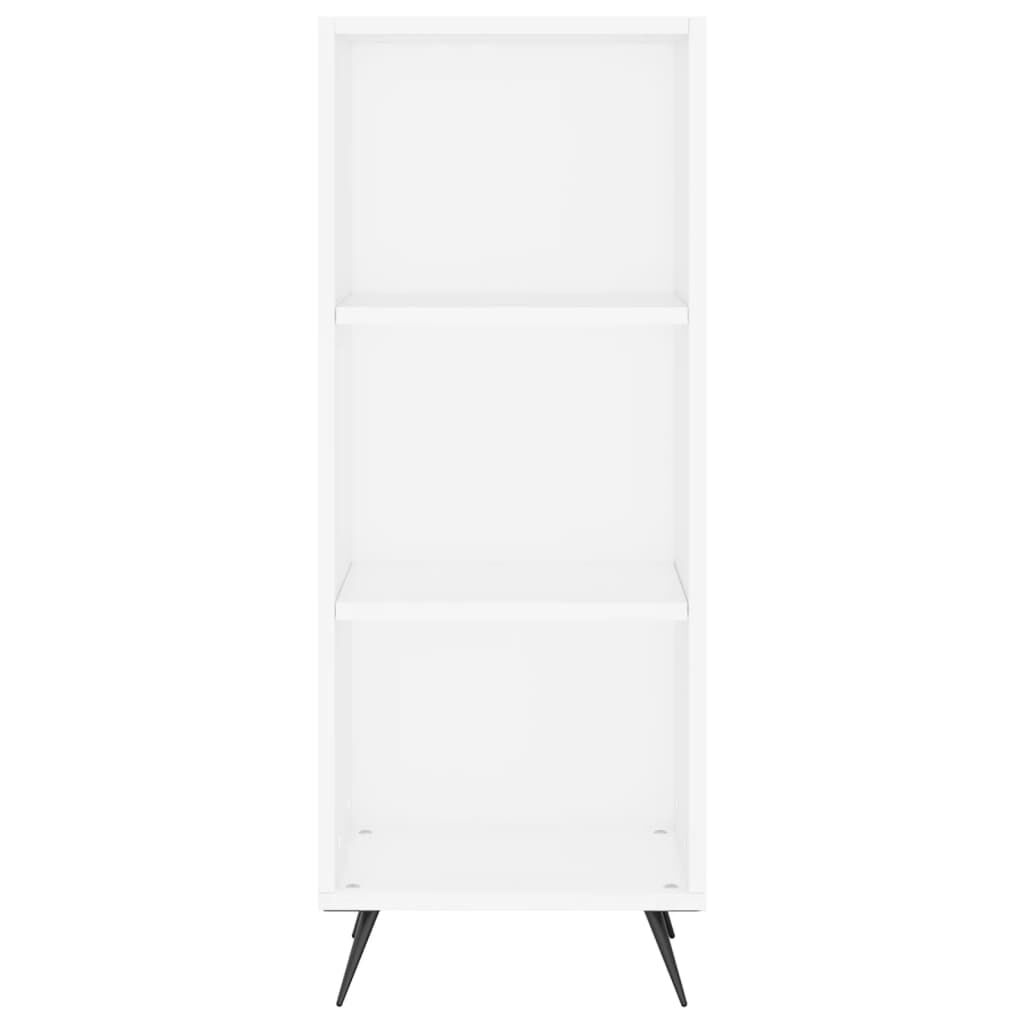 vidaXL Ραφιέρα Λευκή 34,5 x 32,5 x 90 εκ. από Επεξεργασμένο Ξύλο